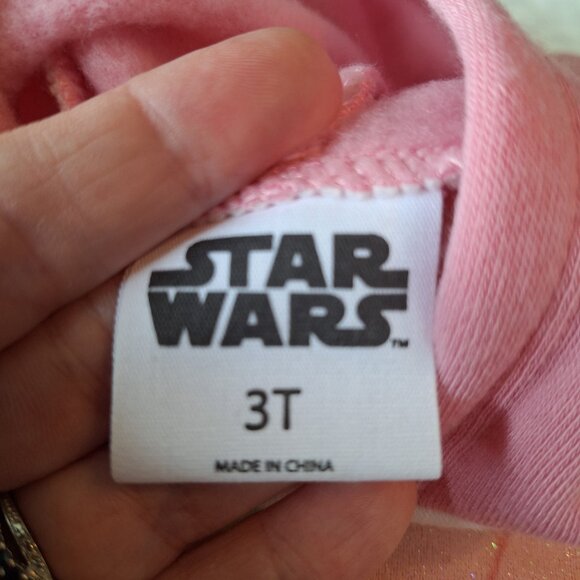Licensed Star Wars "The Force is‎ Strong" Girl Set Toddler Hoodie Legging 3T - Picture 4 of 9